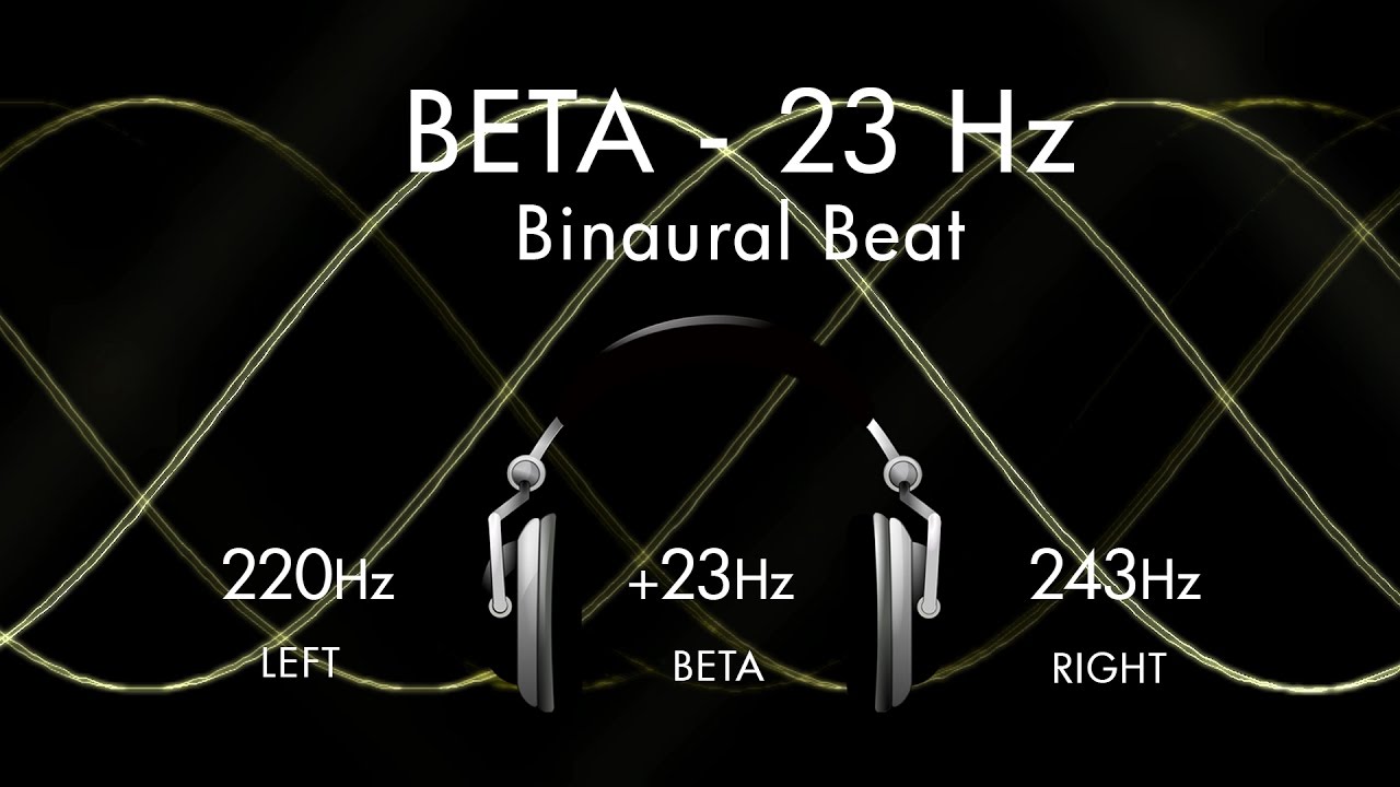 Active and Alert on the Beta Wave - 1hr Pure Binaural Beat Session at ~(23Hz)~ Intervals