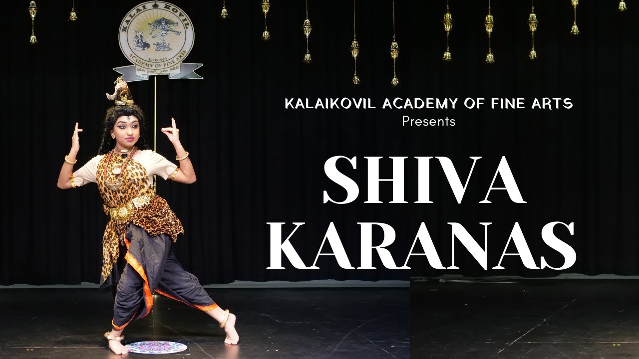 108 Karanas of Natya Shastra, Kalaikovil Academy of Fine Arts, Vanitha Kugenthiran, Shiva Poses
