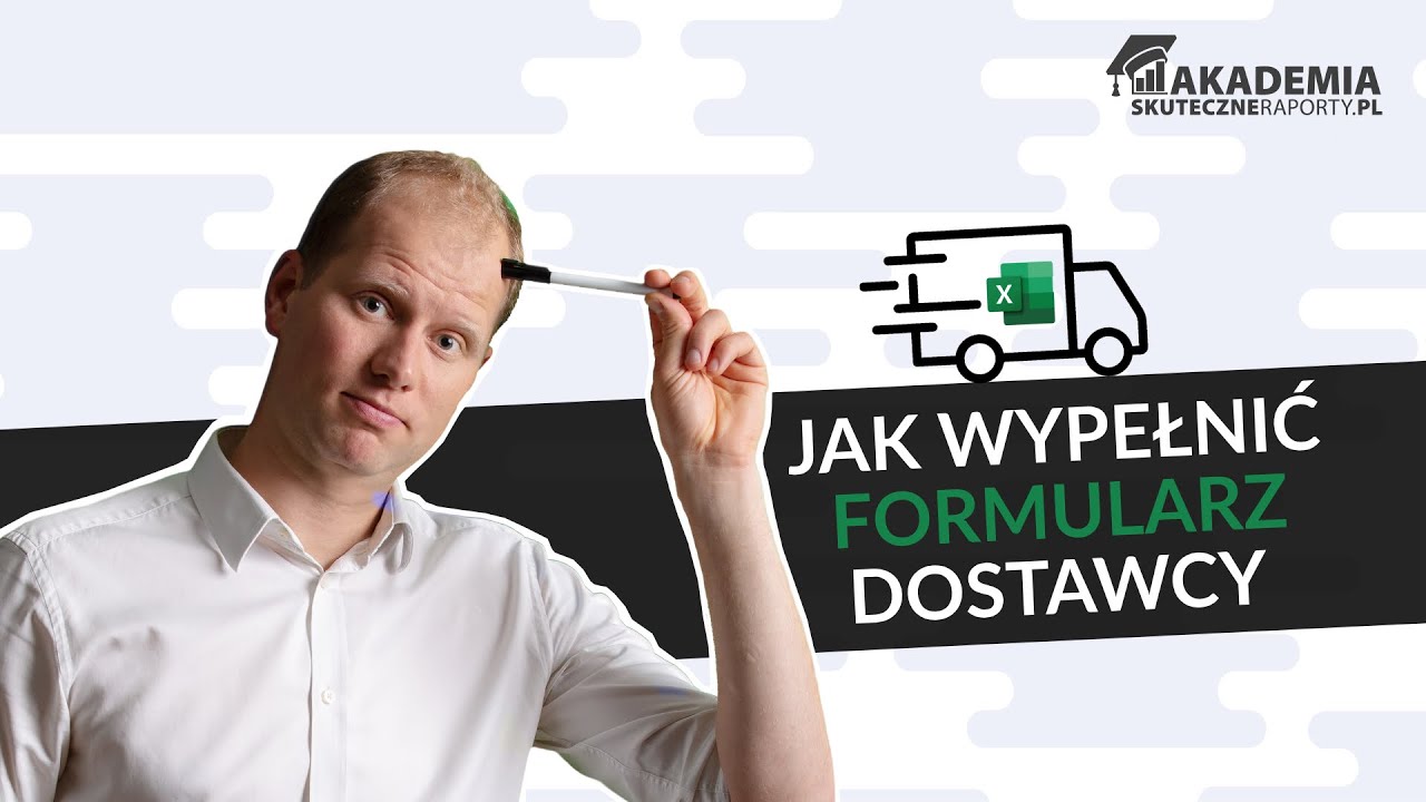 Ćwiczenie samodzielne: Wypełnij formularz dostawcy | Kurs Excel dla totalnie zielonych