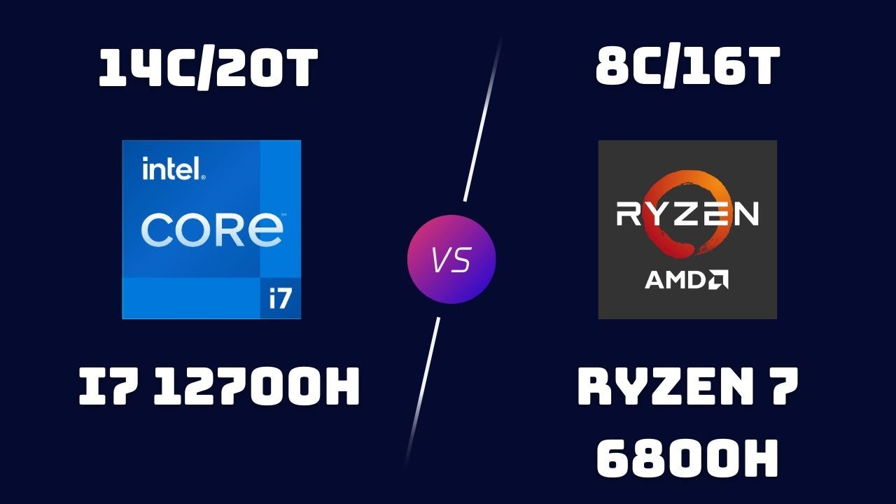 i7-12700H vs Ryzen 7 6800H &ndash; Laptop CPU Benchmark Showdown