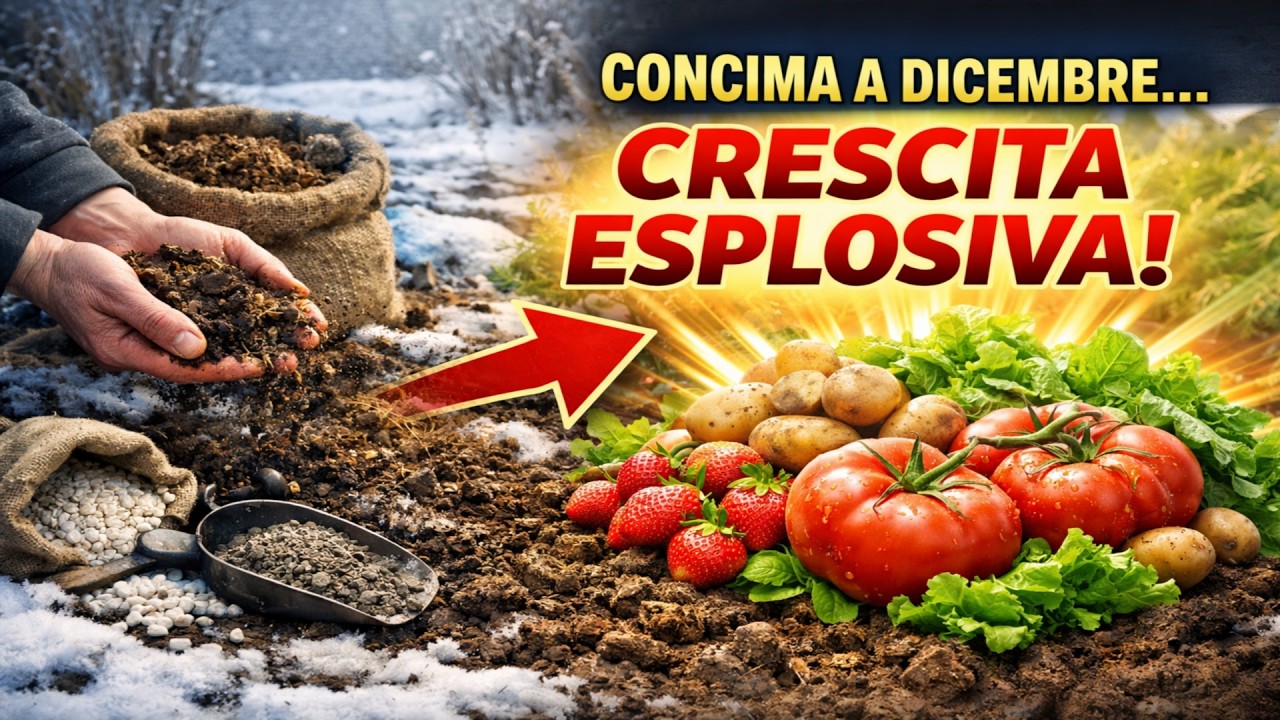 CONCIMA IL TERRENO CON QUESTO A DICEMBRE, e in primavera vedrai una crescita ESPLOSIVA! Il segreto