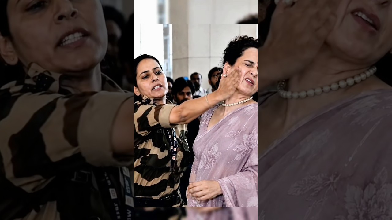 Kangana got slapped | #thebrijeshrao #shorts #trending #cisf #viral #video