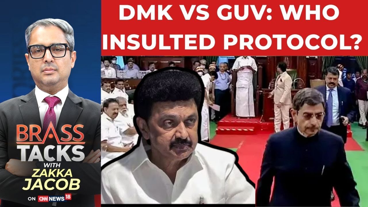 High Drama In Tamil Nadu Assembly: RN Ravi Walks Out Citing Disrespect To National Anthem | News18