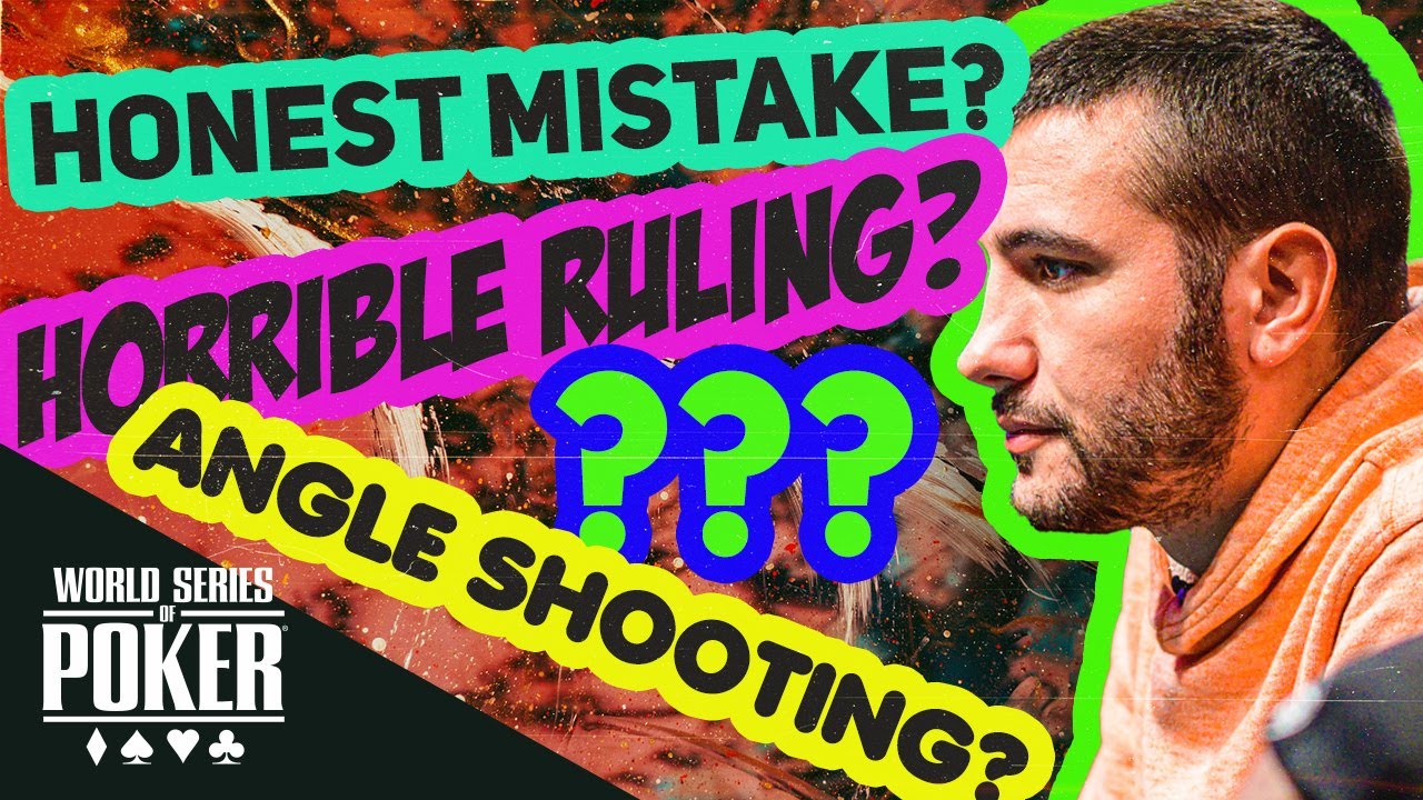 CONTROVERSY at the World Series of Poker! Who Was in the Wrong?