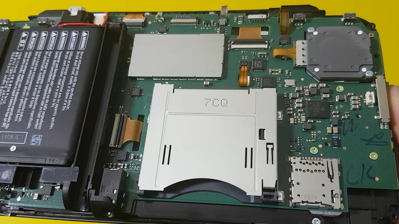 New 2DS XL Board Hardware Inside Disassembled