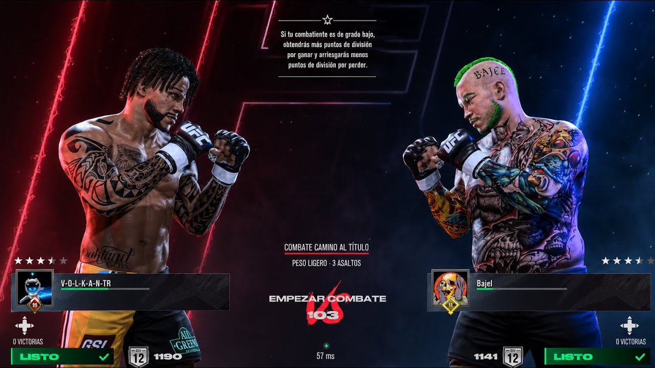 Combates online Vol. 1   (UFC5)  (PS5)