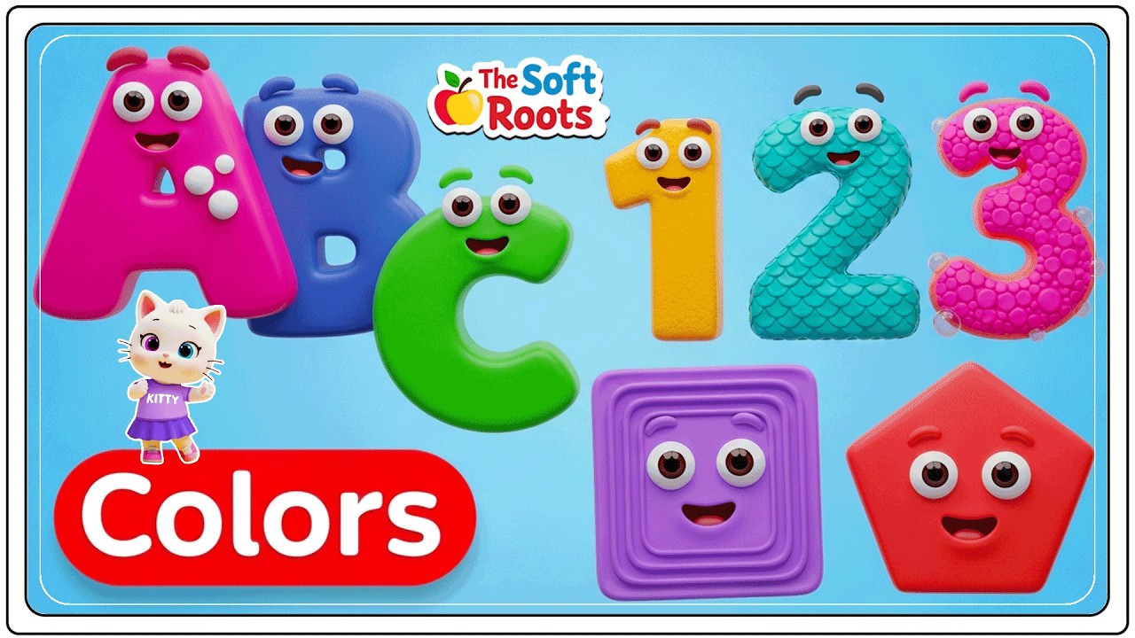 Preschool Learning activities for 3 year olds at home | Learn ABC Phonics Shapes Numbers Colors 🌈