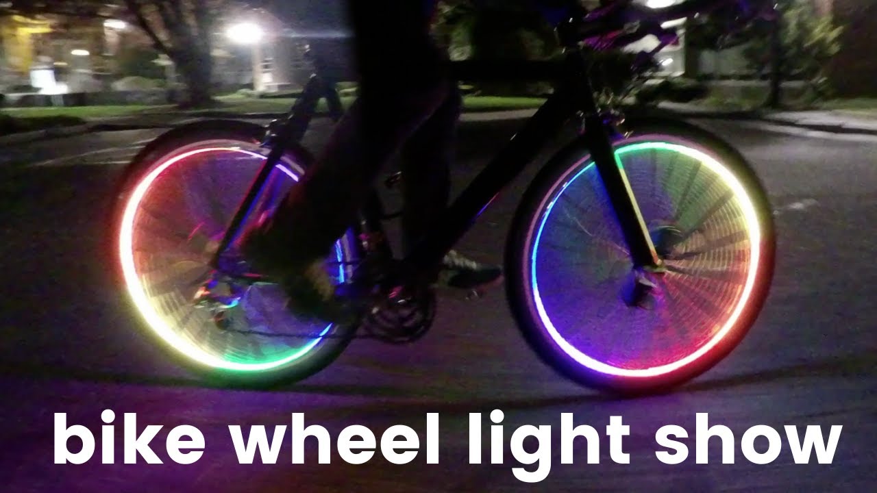 How I turned my bike into an LED light show