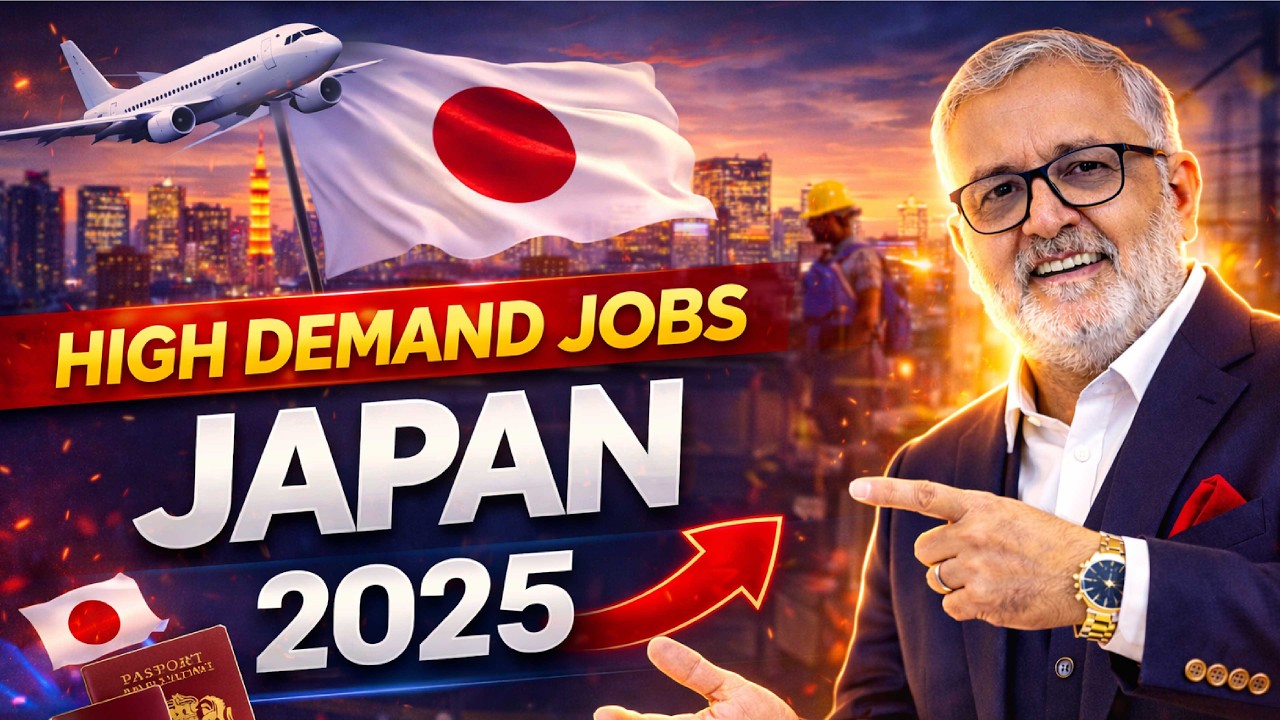 Japan Work Visa for Pakistanis | High Demand Jobs Visa 2025 | High Salary