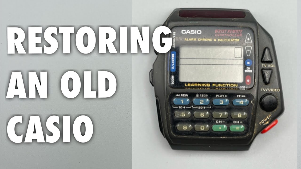 Fixing up an old casio 1992 CMD-40