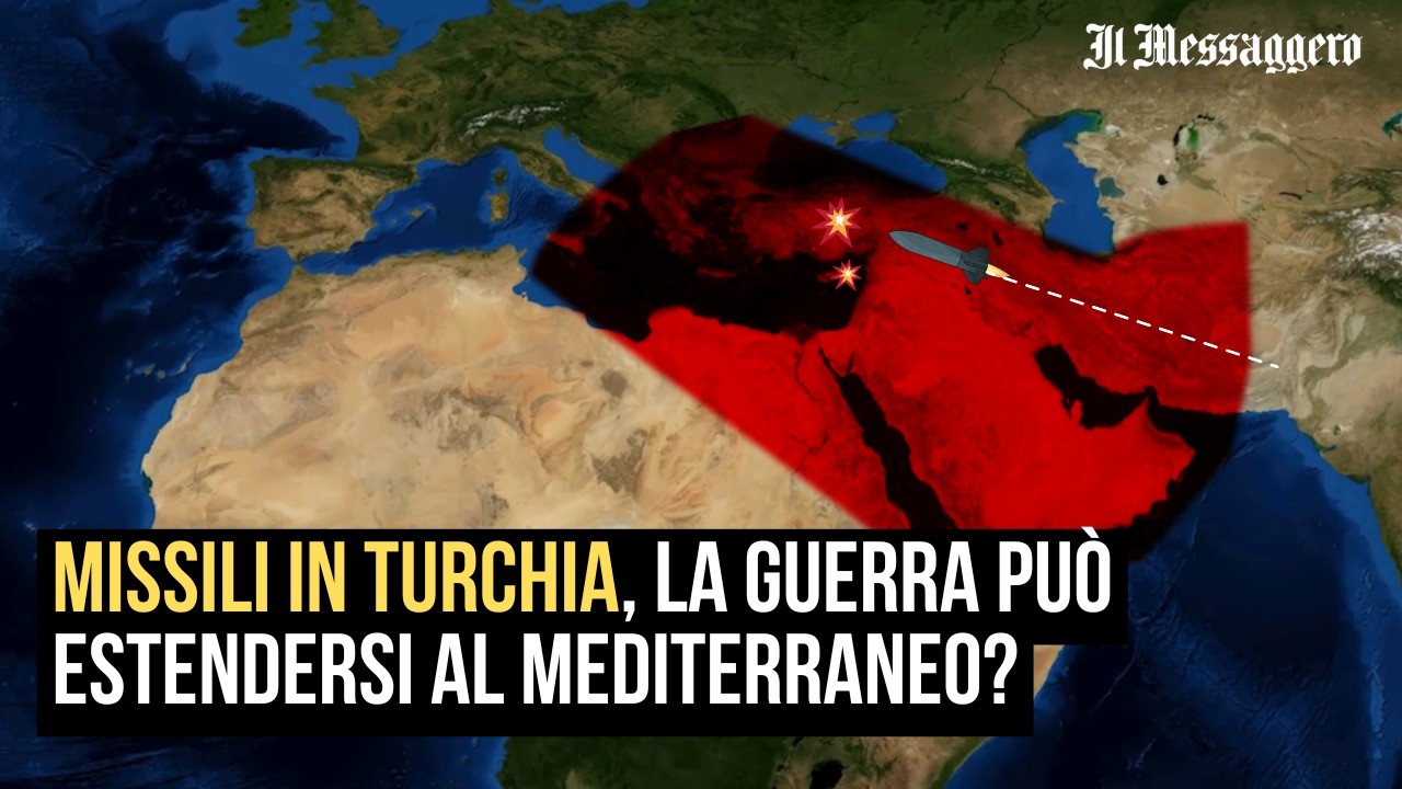 Missili Iran in Turchia, la guerra può estendersi al Mediterraneo orientale?