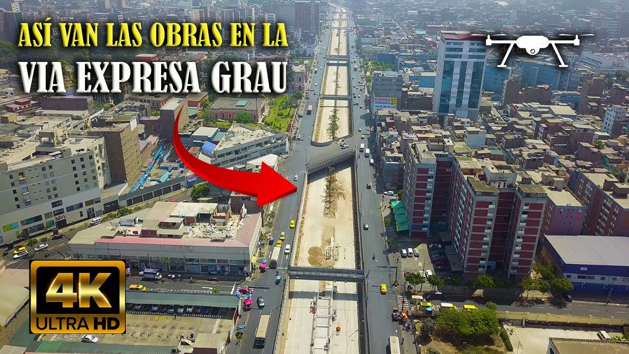 Avance de las obras Via Expresa Grau, Linea 2 del Metro, Paseo Colón  | Vista aérea 28/12/2025