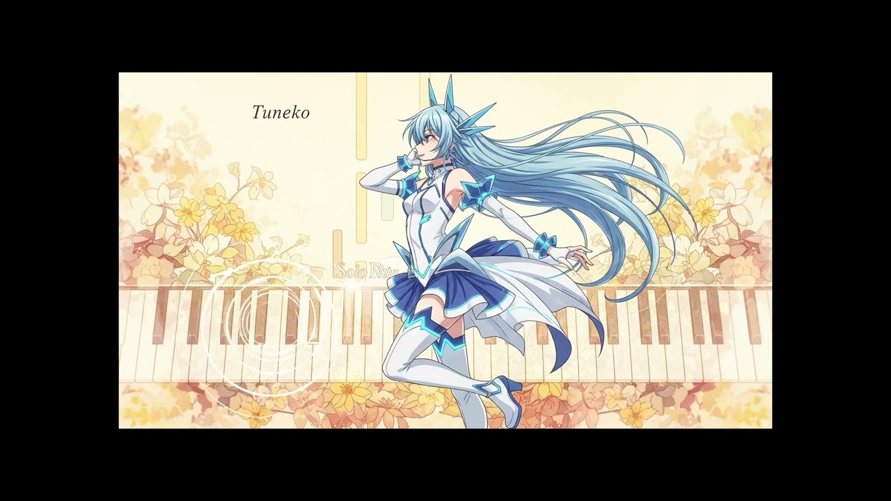 TUNEEvsSUNO 2-2flower2 Gentle Solo Piano, serene, floral,