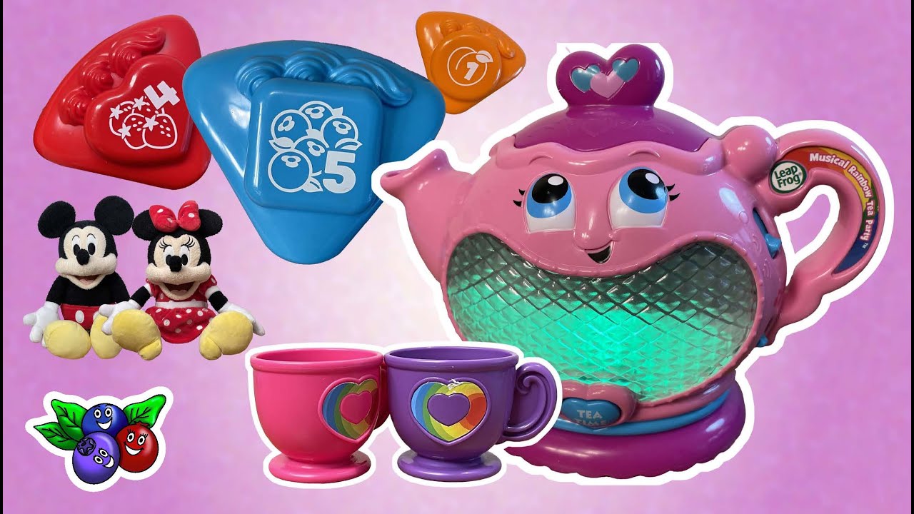 Tea time kids – Toy tea party set - Toy learning video for kids with Mickey and Minnie Mouse