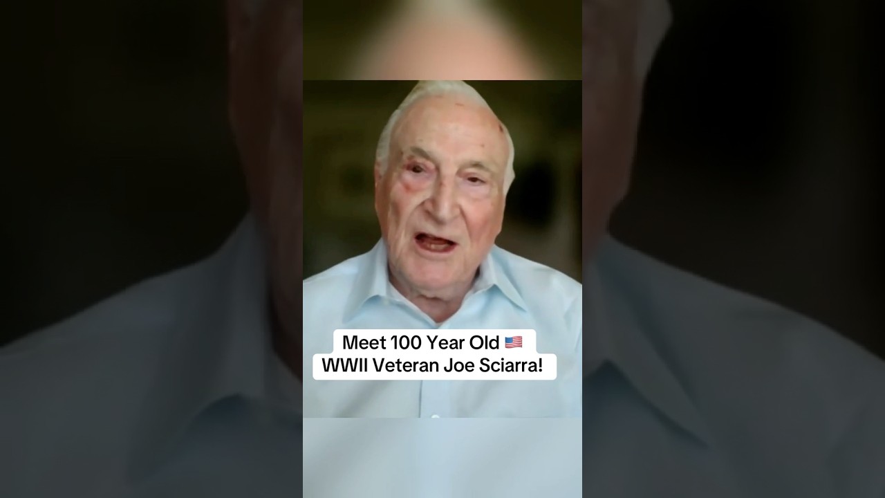 Познакомьтесь со 100-летним американским ветераном Второй мировой войны Джо Скиаррой.