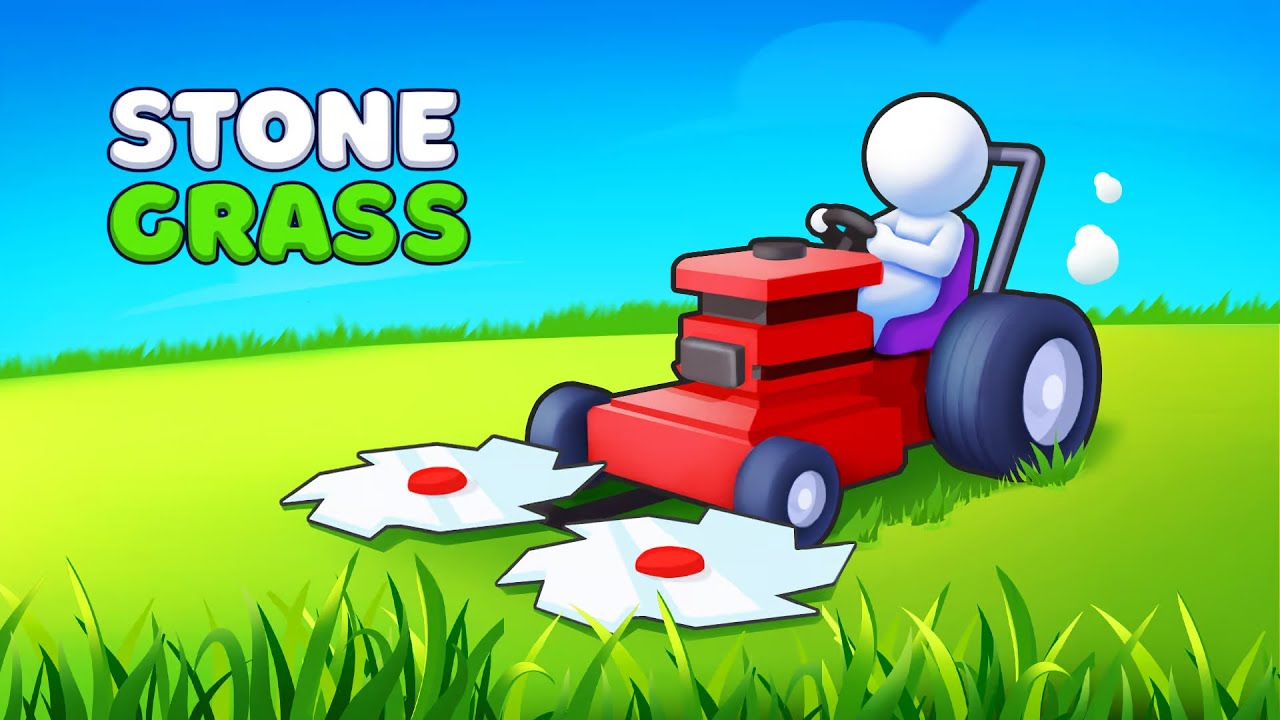 FIRST TIME PLAYING - Stone Grass: Mowing Simulator (Android, iOS, PC) Gameplay Part 1