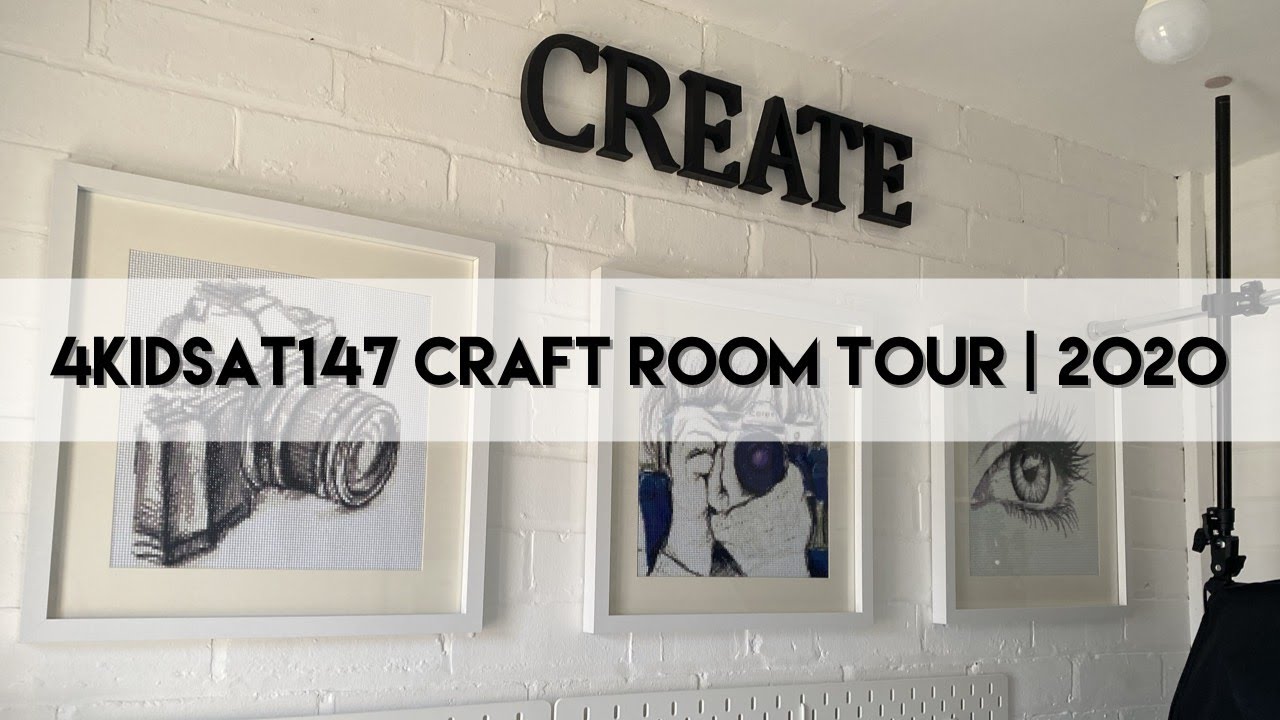 4kidsat147 Craft Room Tour 2020 | Lots of IKEA