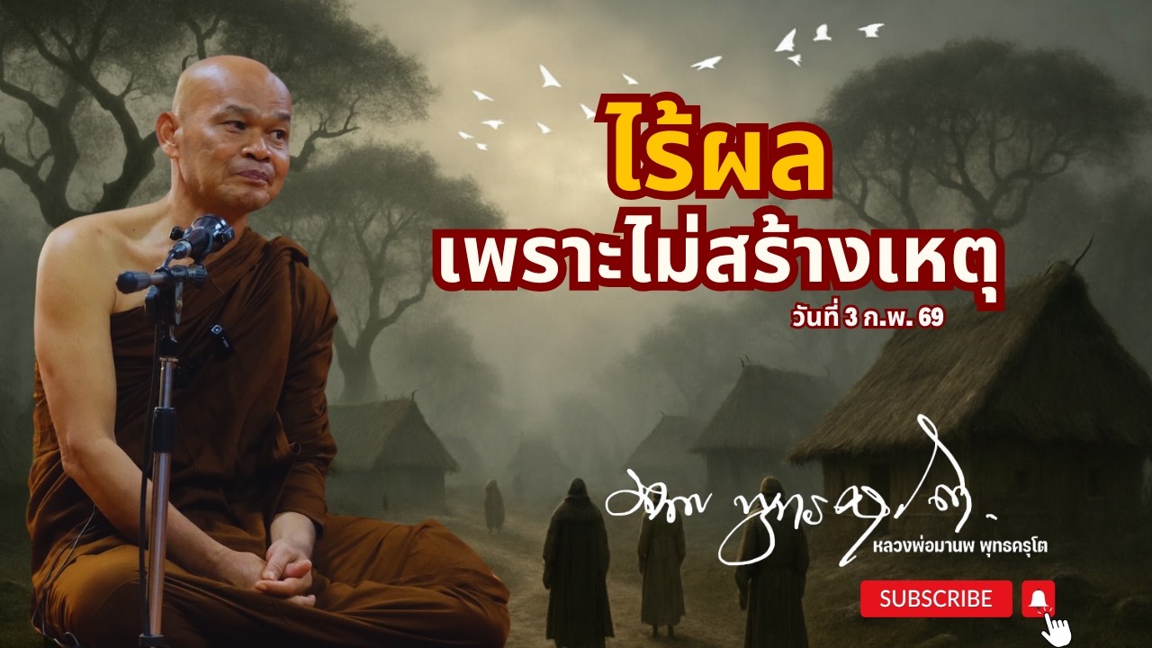 ไร้ผล เพราะไม่สร้างเหตุ  (3 ก.พ. 69)