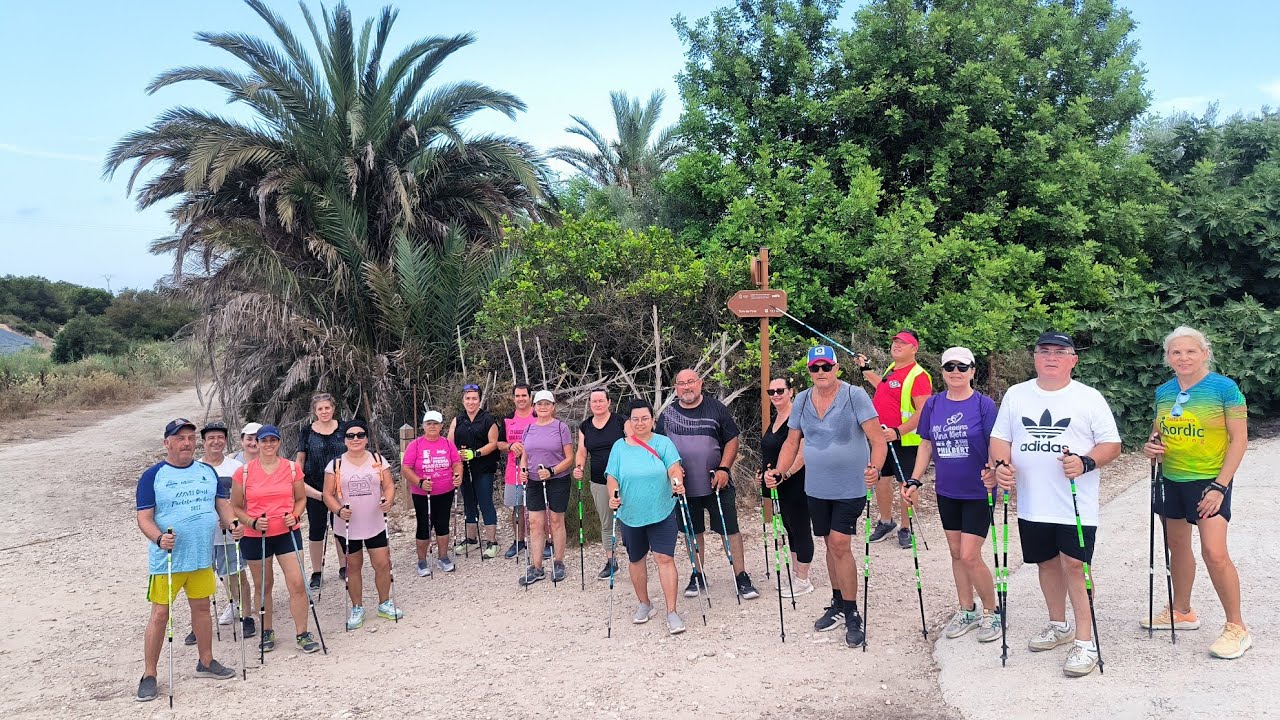 Resumen de los Talleres de Iniciación y Rutas de Marcha Nórdica en el Distrito 12.2 de Elche - 2025