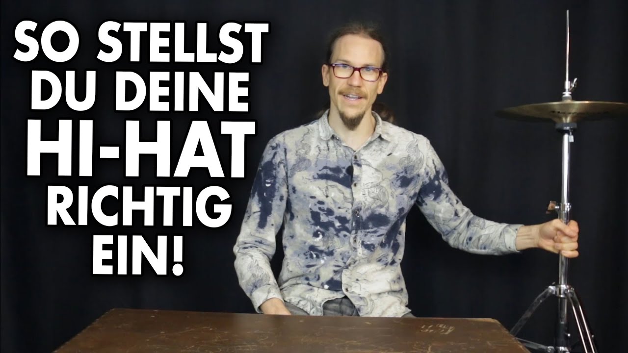 Schlagzeug Lernen: Die Hi-Hat Richtig Auf- und Einstellen!