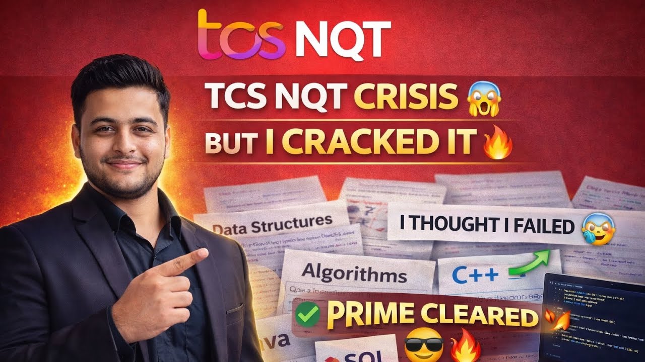 TCS NQT Coding questions| How I was able to crack Prime and all coding questionsCreate thumbnail