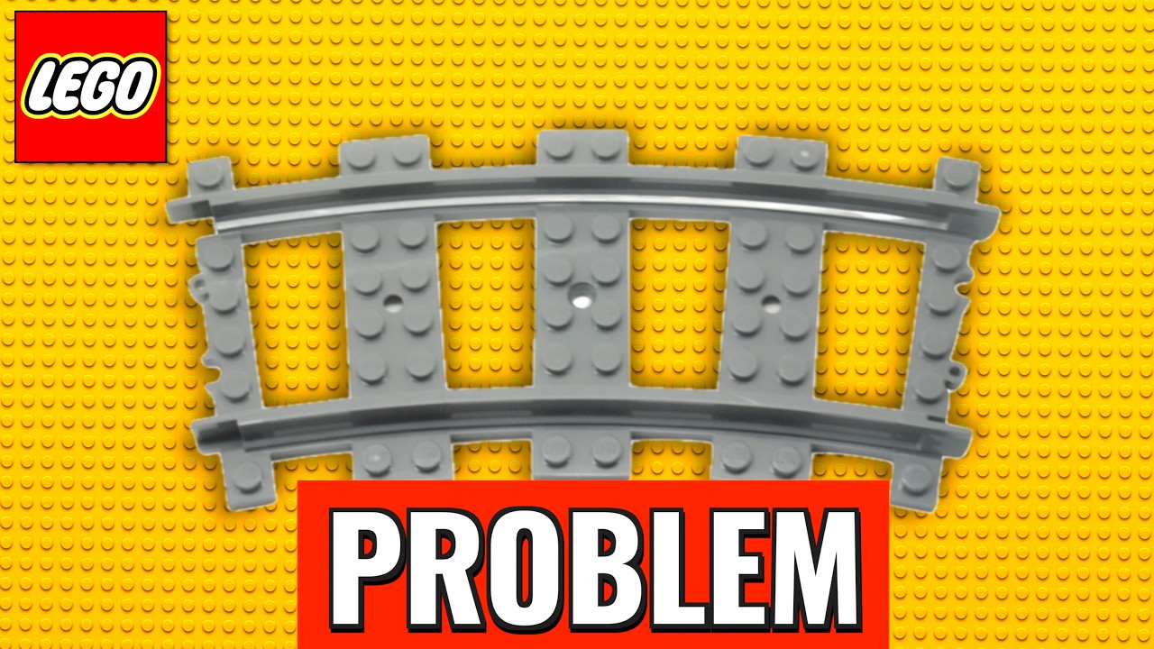 Самая большая проблема с поворотами на поездах LEGO и как её решить...