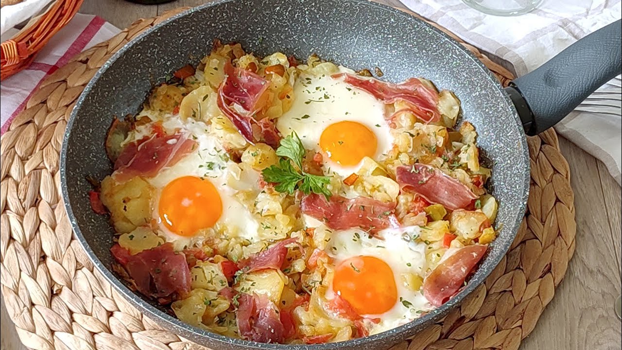 HUEVOS al estilo CAMPERO o CAMPESINO
