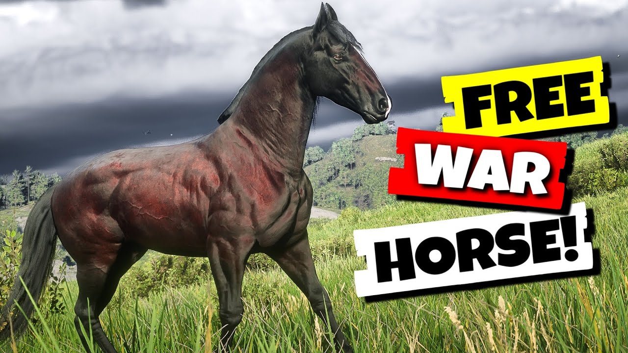 RDR2 - Easy Way to Get This Powerful War Horse Early and Free! (Dark Bay Andalusian)
