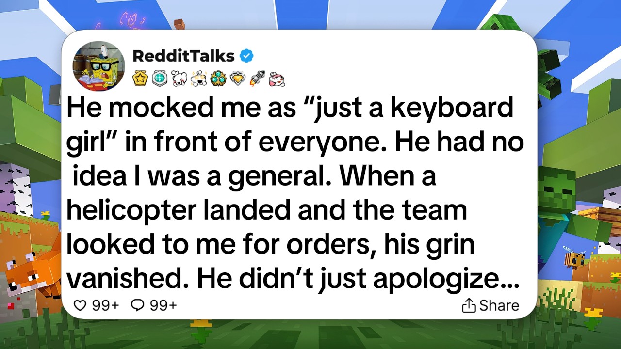He mocked me as “just a keyboard girl” in front of everyone. He had no idea I was a general...