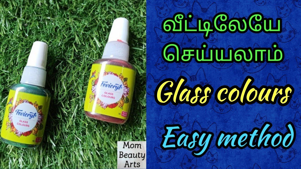 Home made glass colours/Mom beauty arts/MBA