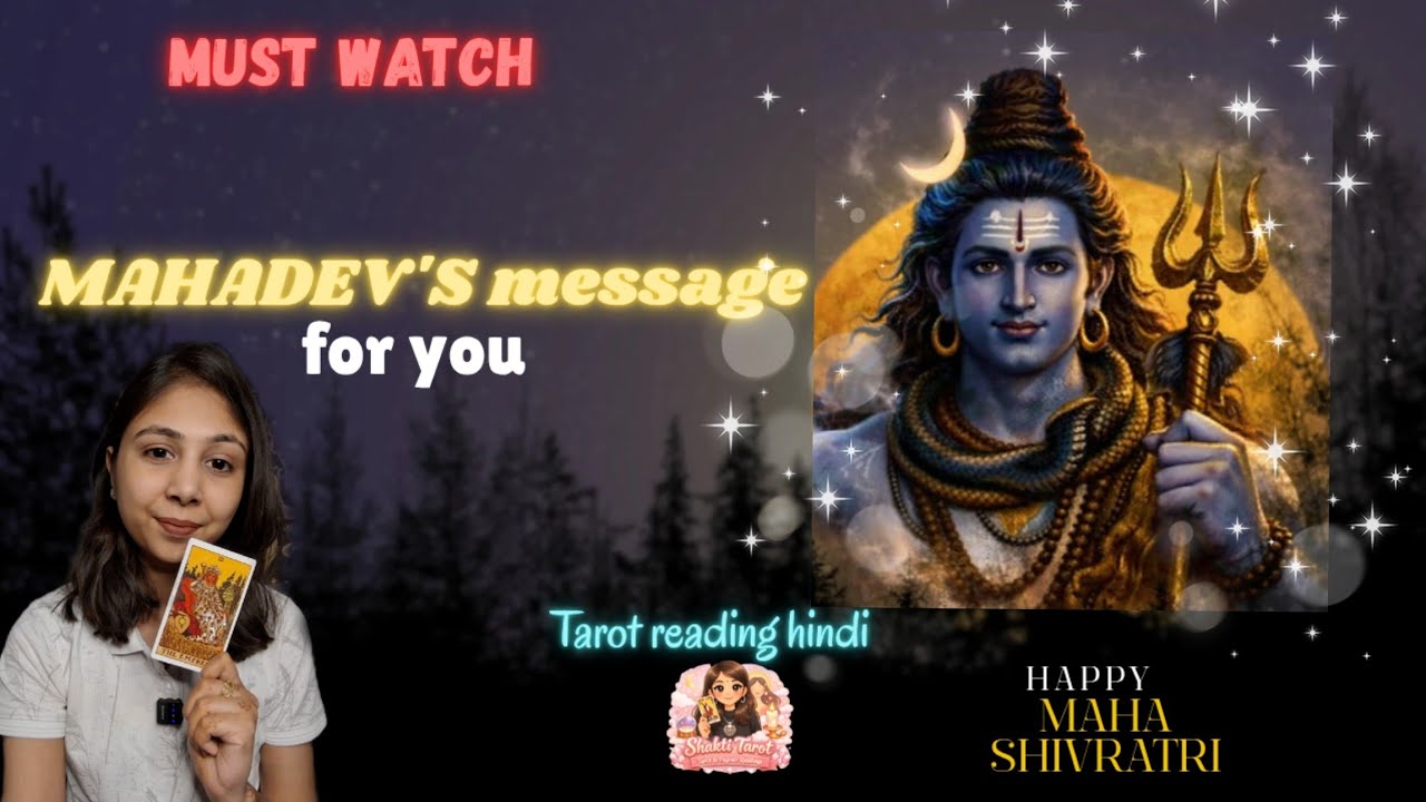 Mahadev's message for you 🔱||shivratri special||tarot reading hindi||