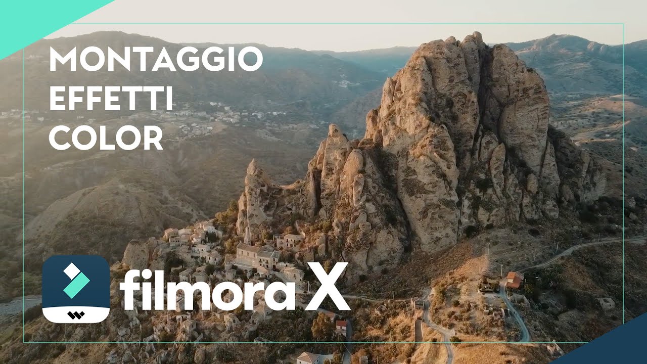 FILMORA X MONTAGGIO, EFFETTI e COLOR - Recensione