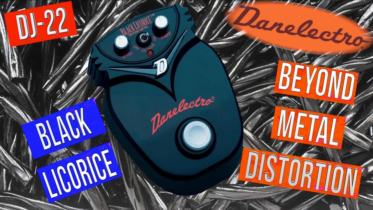 Danelectro DJ-22 Black Licorice Beyond Metal