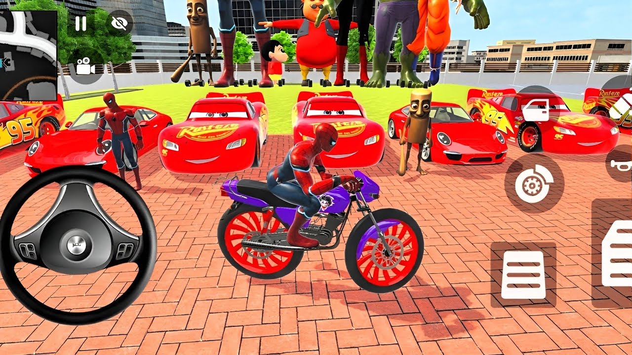 Franklin purchase new desi splendor bike and mc queen car collection indian thift Auto simulator 🤑