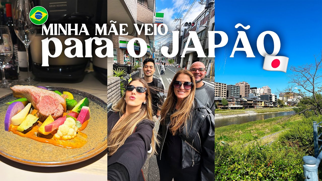 Minha mãe chegou no Japão! Como estão sendo nossos dias? 🇯🇵