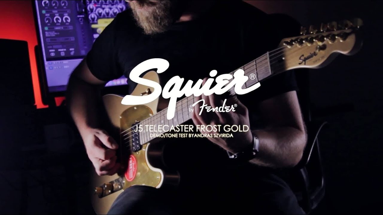 Squier J5 Telecaster Frost Gold || Demo Song/Tone Test