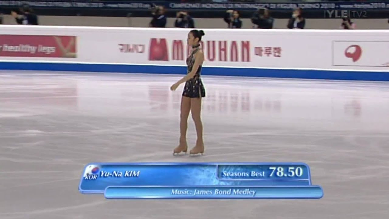 Yu-Na Kim 2010 World Figure Skating Championships Torino - Short Program