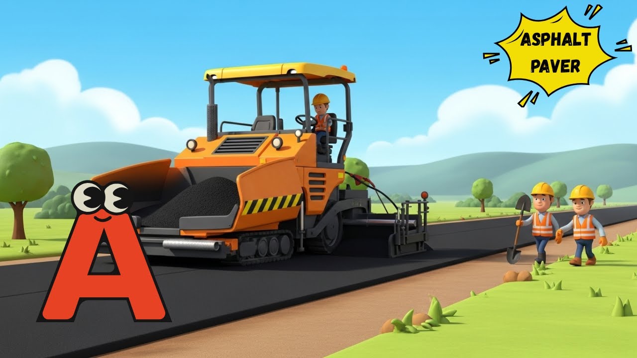 ABC Construction Vehicles Song🚜🏗️ | Learn the Alphabet with Big Machines! | Energypac Kids TV