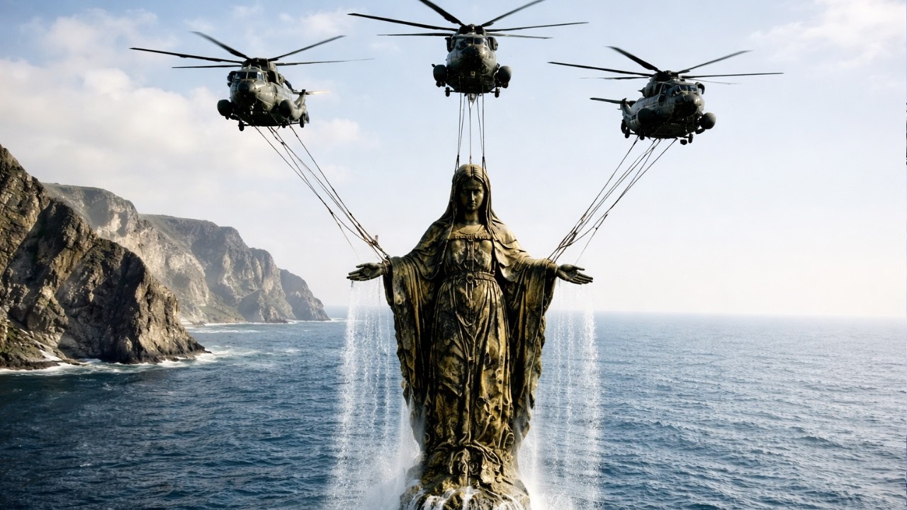 Decades Underwater – Holy Virgin Mary Statue Restoration