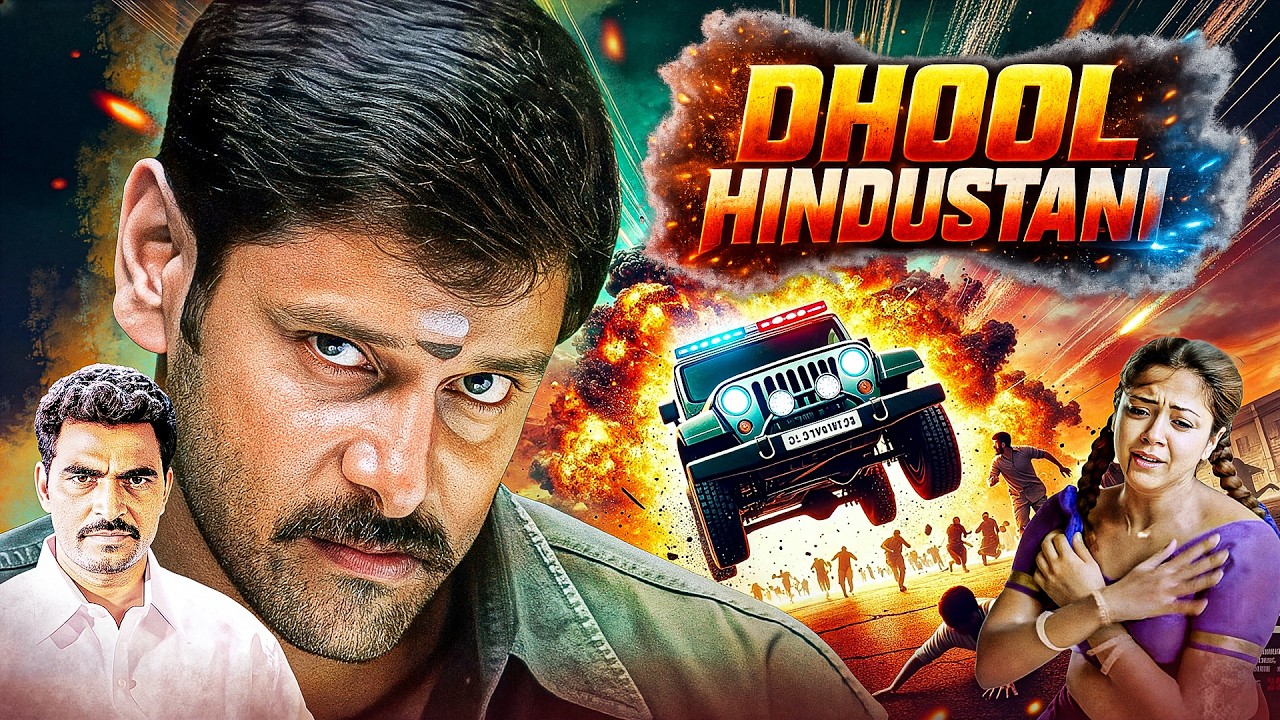 DHOOL HINDUSTANI (4K) - Vikram, Jyothika, Reema Sen | BLOCKBUSTER SOUTH MOVIE | Hindi Dubbed