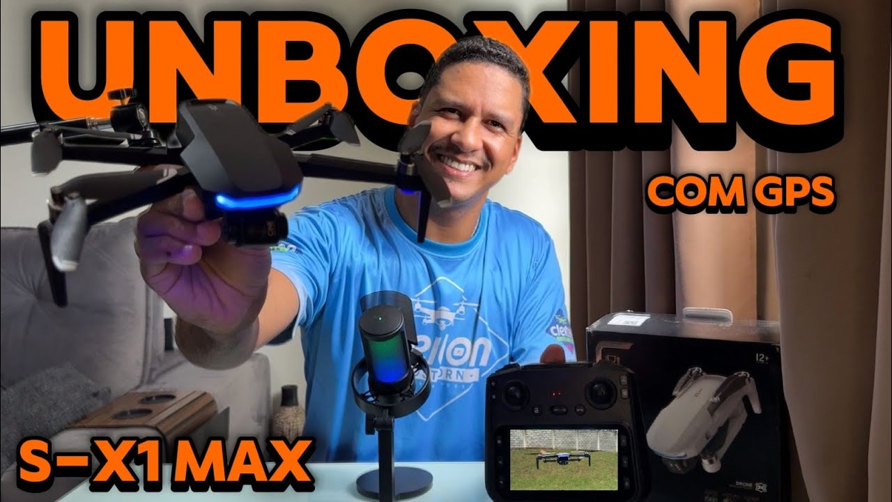 S-X1 MAX o melhor Drone do ALIEXPRESS para Iniciantes | UNBOXING