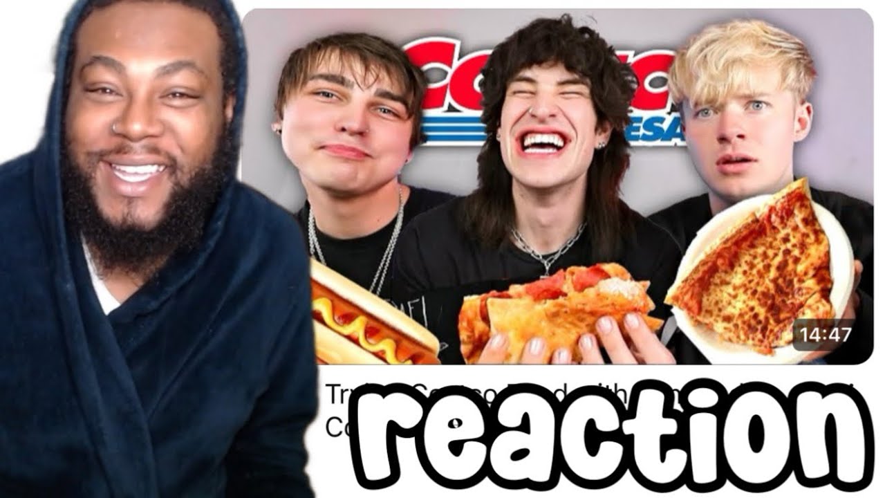 Watching Jake Webber For The First Time. | Trying Costco Food with Sam and Colby | REACTION