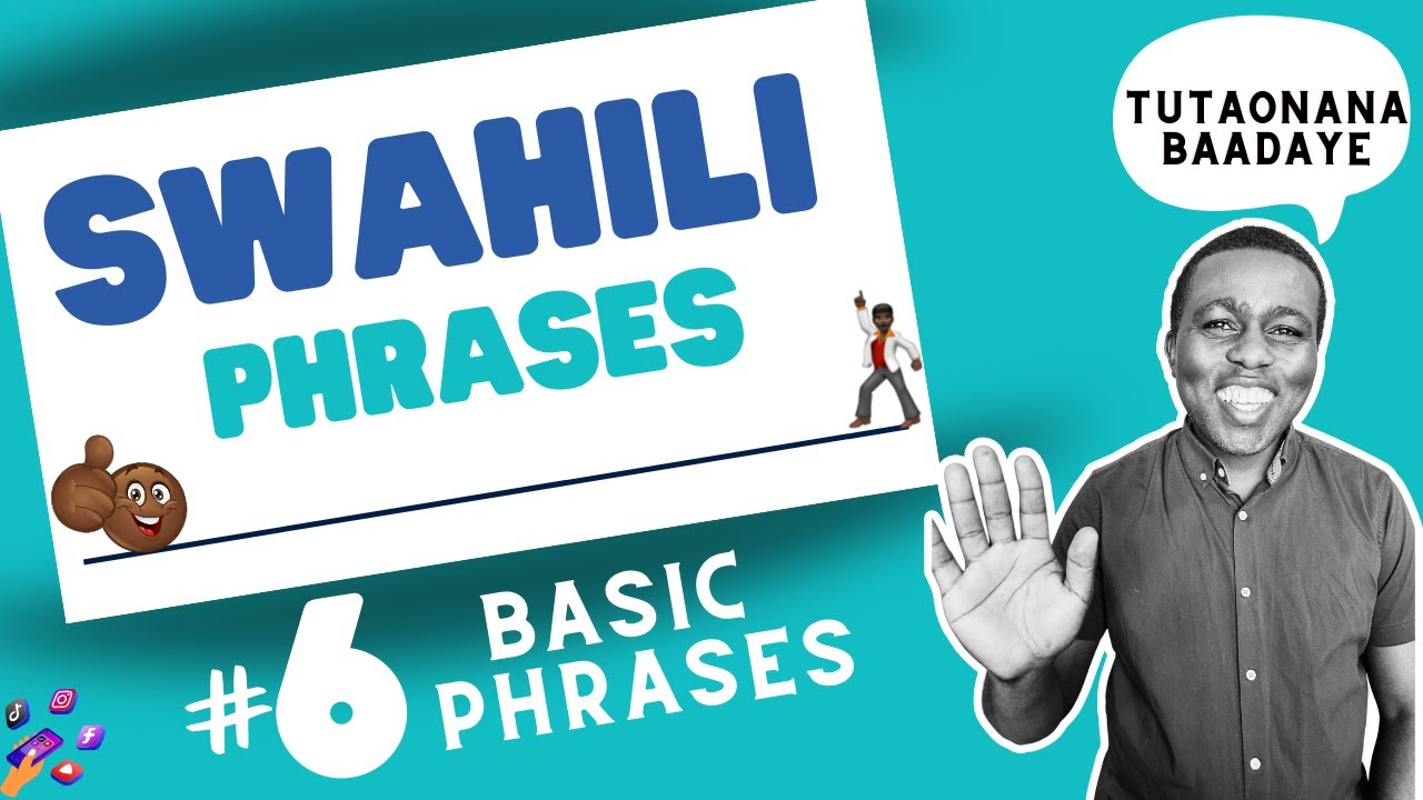 Learn Swahili Basic phrases in 3 minutes