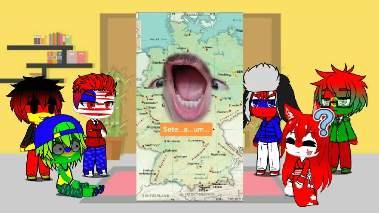 Países reagindo ao seus tiktok (parte 1)