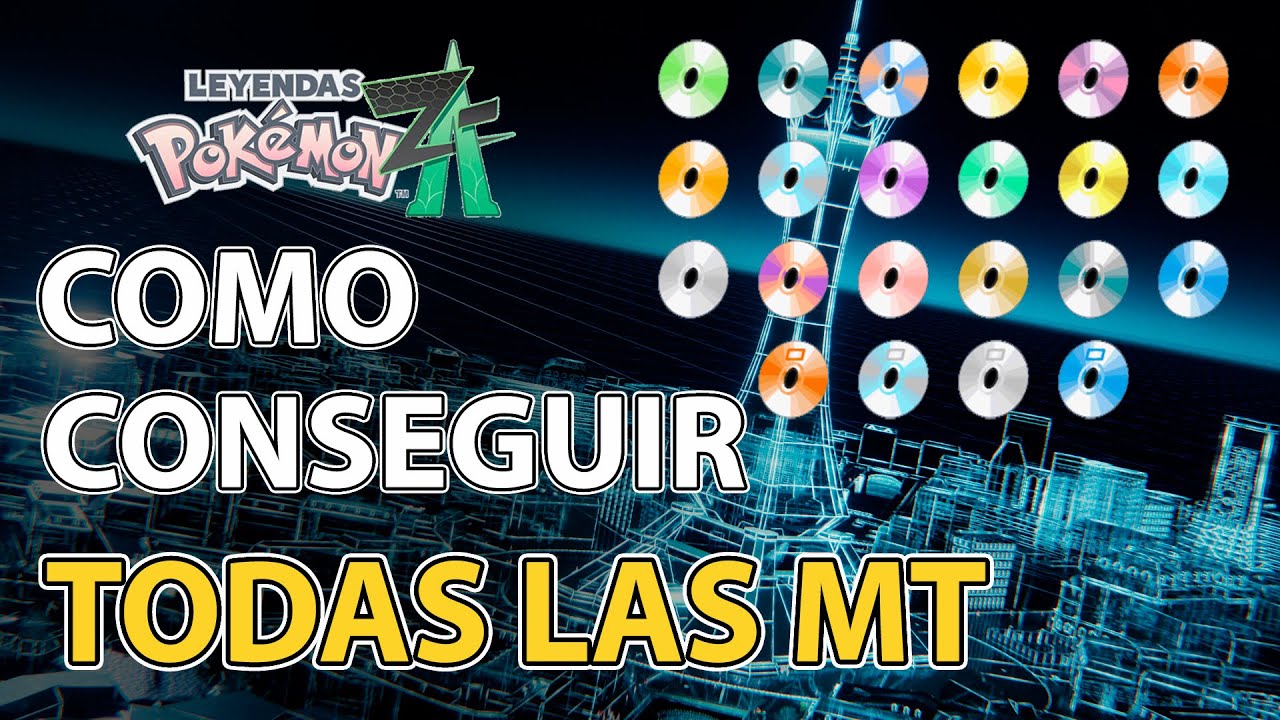 Localización de Todas las MT en Leyendas Pokemon Z-A