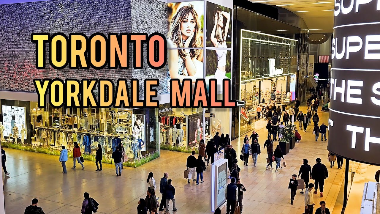 Toronto Yorkdale Shopping Centre Mall, Toronto Canada 4k