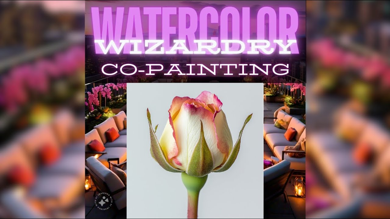 Watercolor Wizardry In-Studio Hang Out - Livestream Real Time Snowman Watercolor Painting