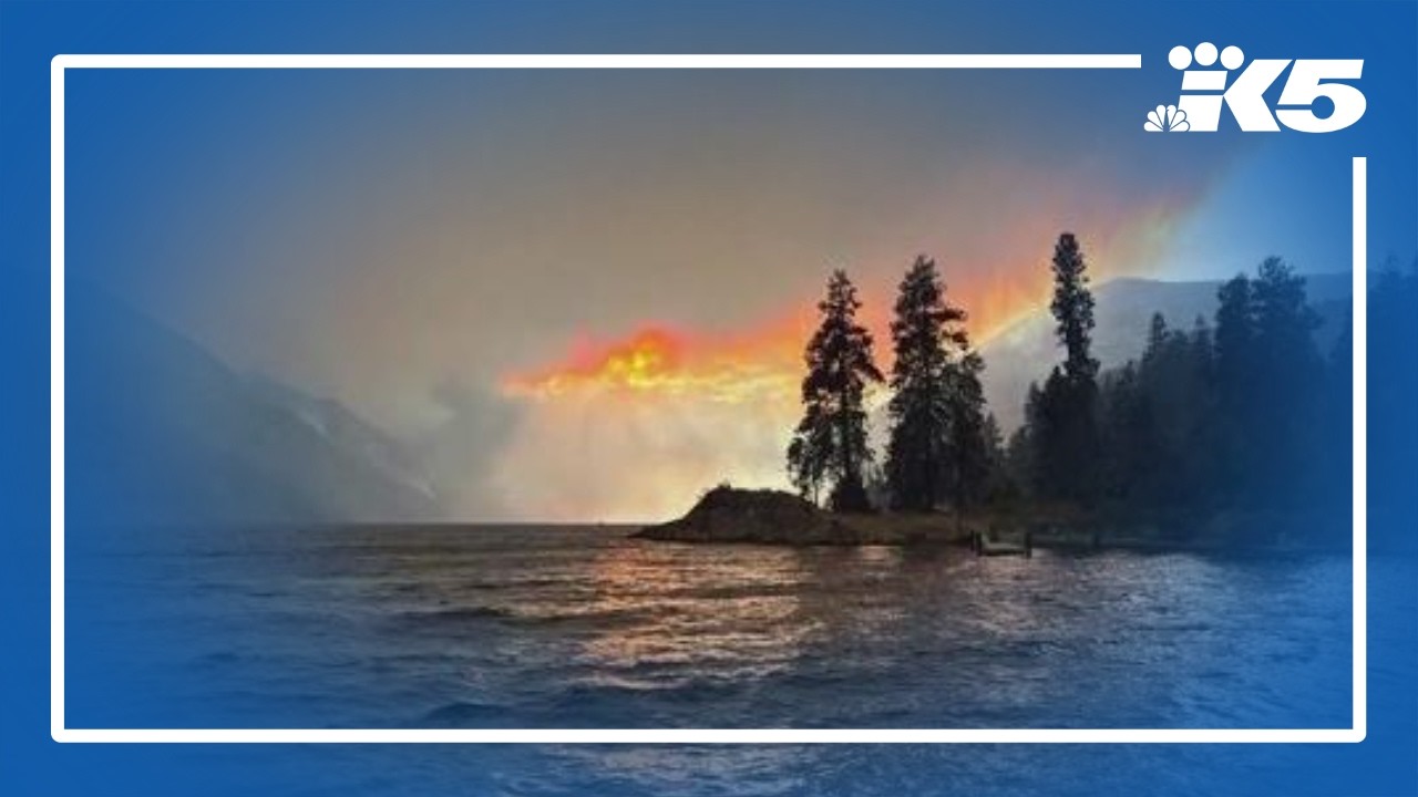 Level 3 'Go Now' evacuations in place for Little Giant Fire in Chelan County