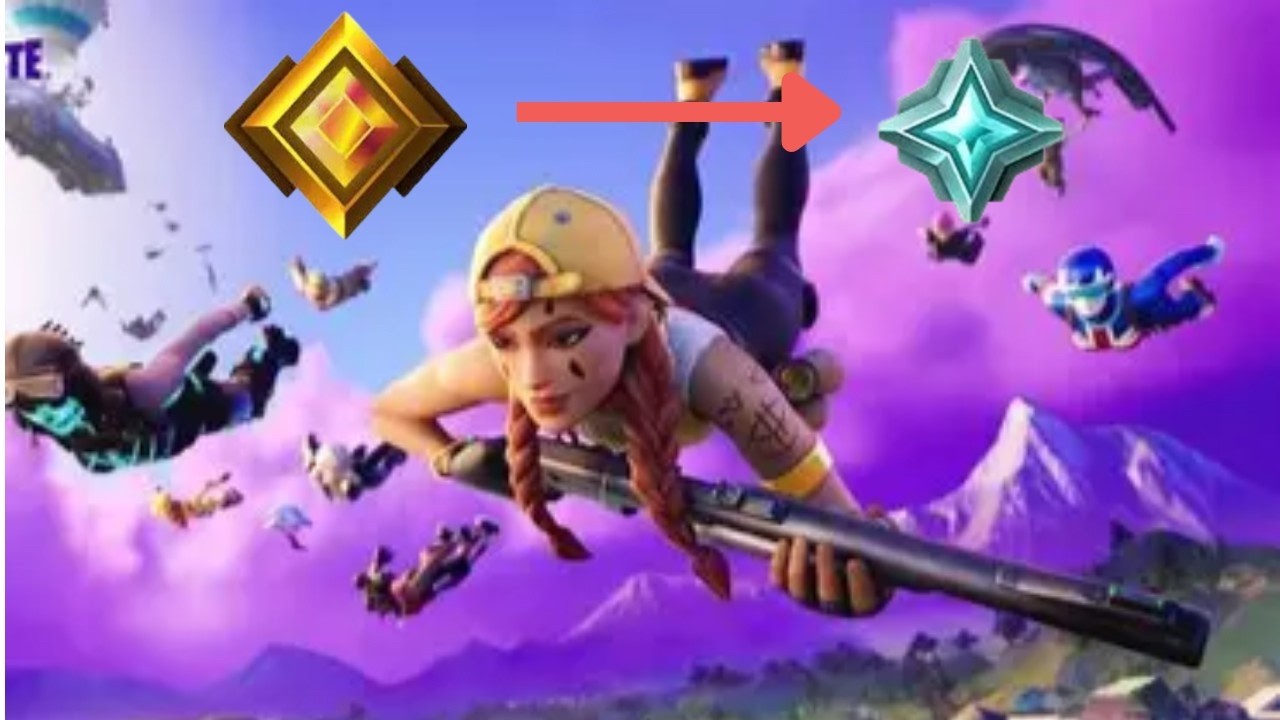 I carried this match in Fortnite! Getting from Gold to Champion