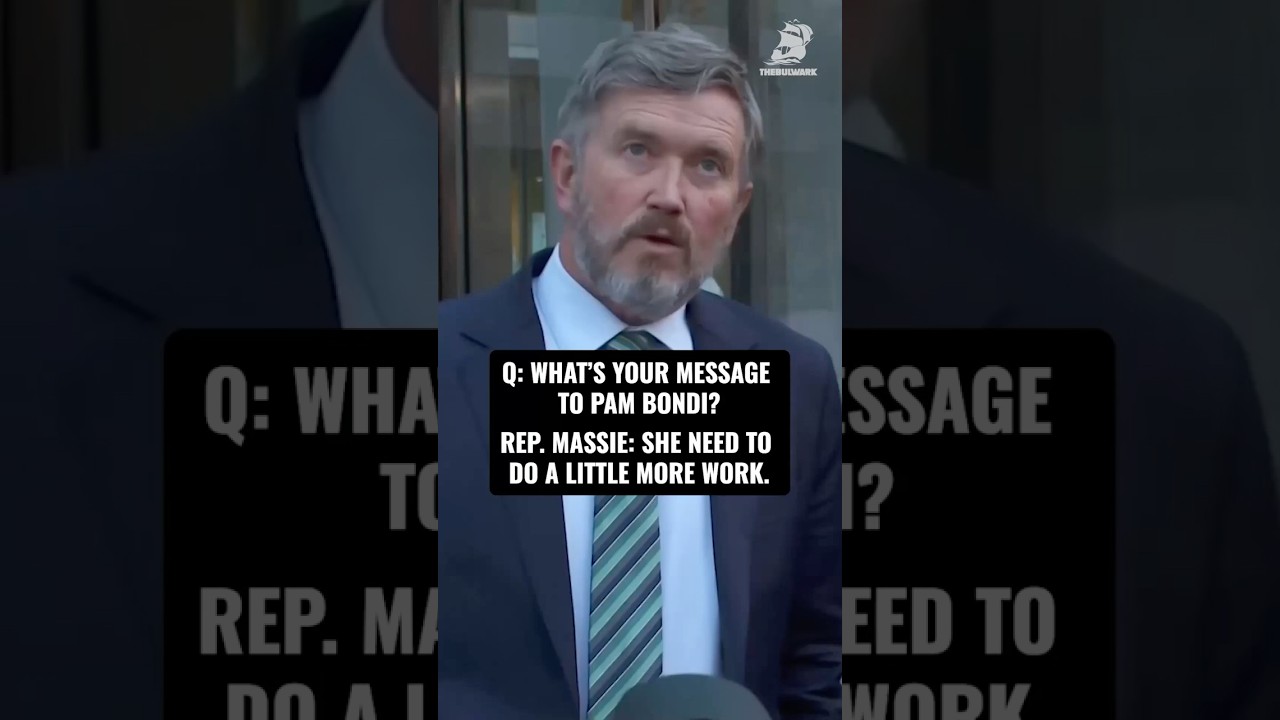 Rep. Massie on the Epstein files: we found 6 men whose names have been redacted who are implicated